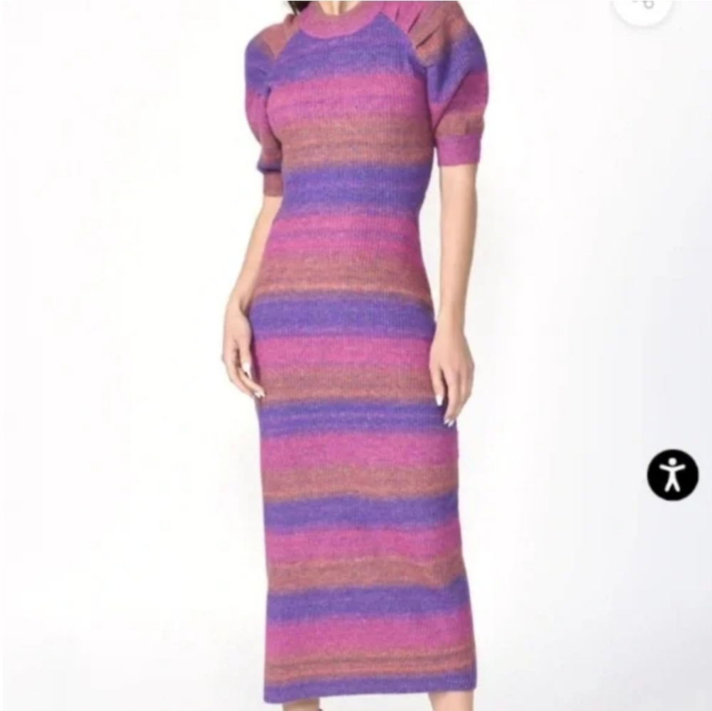 Adelyn Rae Lauren Ombre Sweater Knit Dress